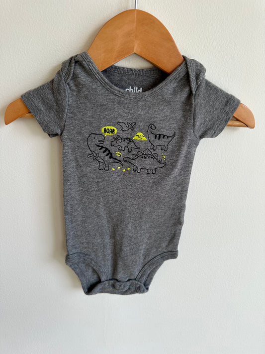 Roar Grey Bodysuits / 0-3m