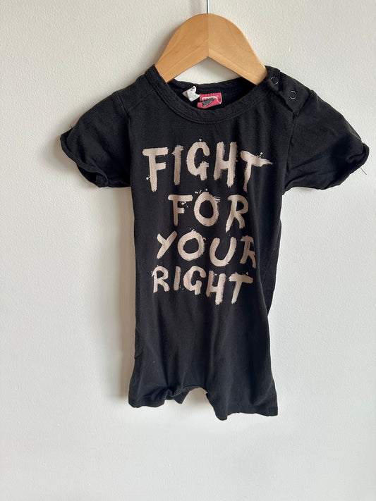 Fight For Your Right Romper / 12-18m