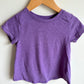 Purple with Sparkle Sleeve Details T-Shirt / 4T