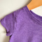 Purple with Sparkle Sleeve Details T-Shirt / 4T