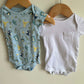 White & Woodlands 2 Bodysuits / 0-3m