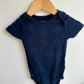 Flourish Navy Bodysuit / 12-18m