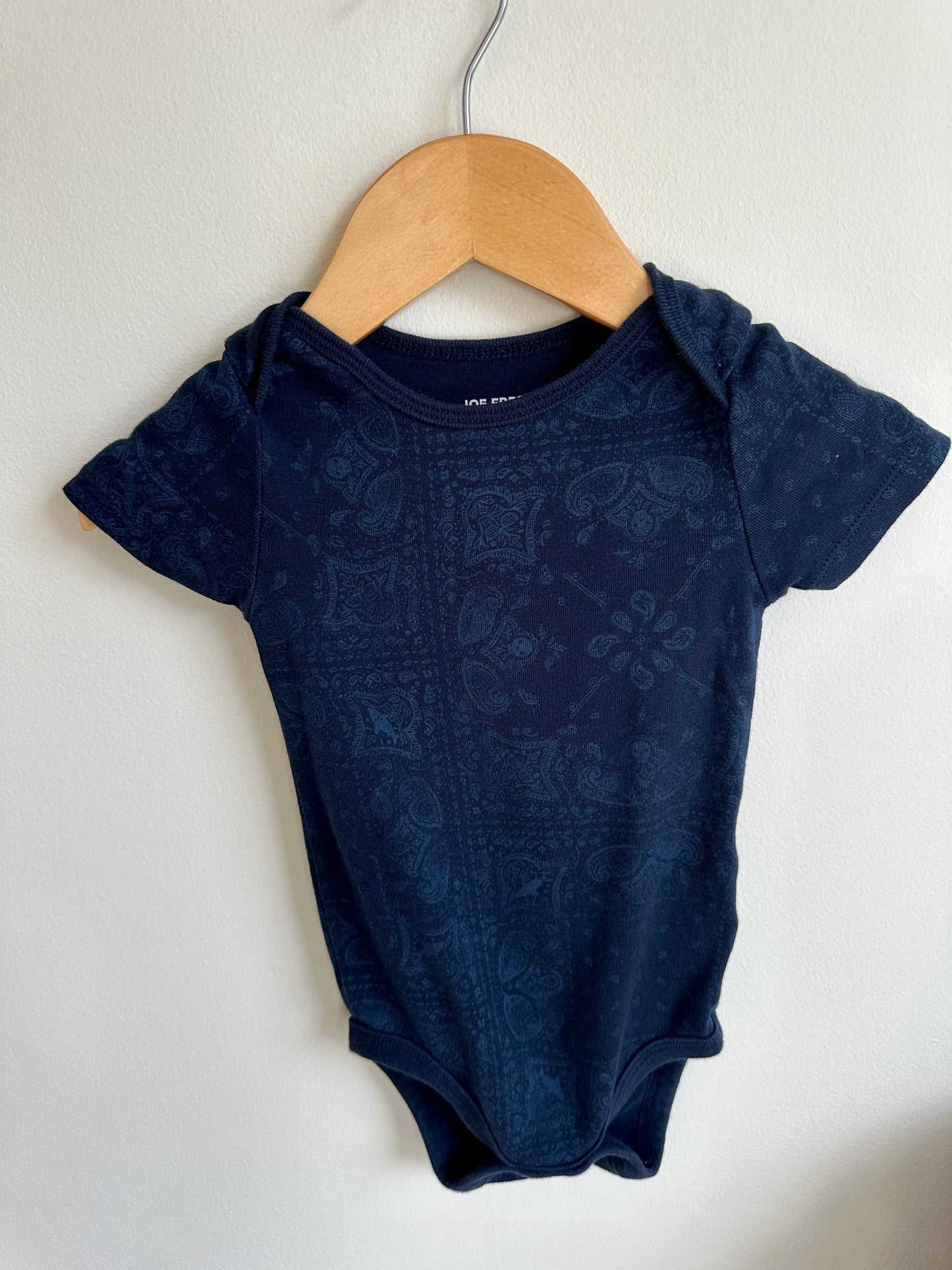 Flourish Navy Bodysuit / 12-18m