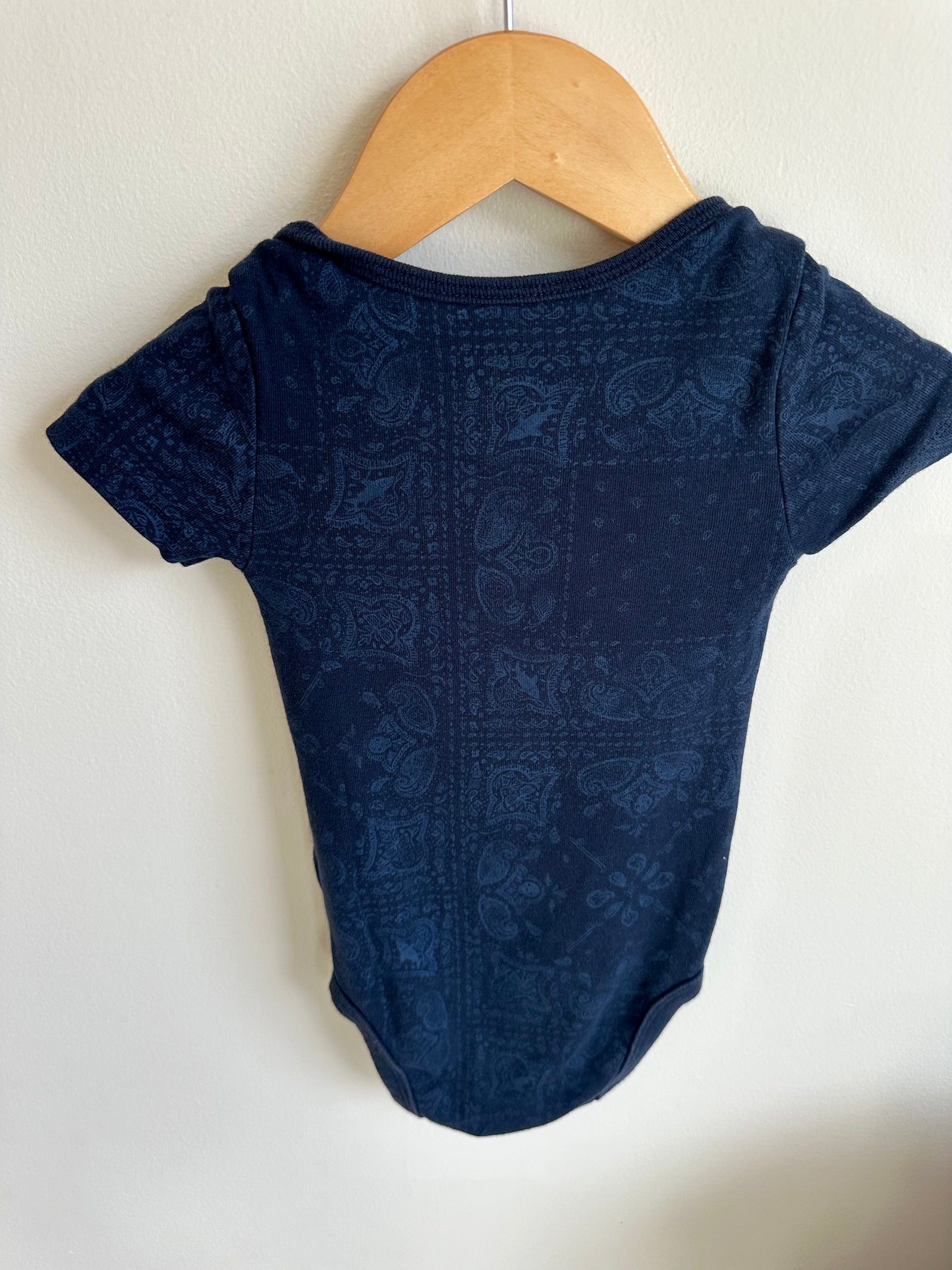 Flourish Navy Bodysuit / 12-18m