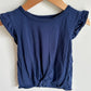 Navy Top with Knot / 4T