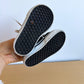Vans Black with Gold Heart Shoes / Size 4 Toddler