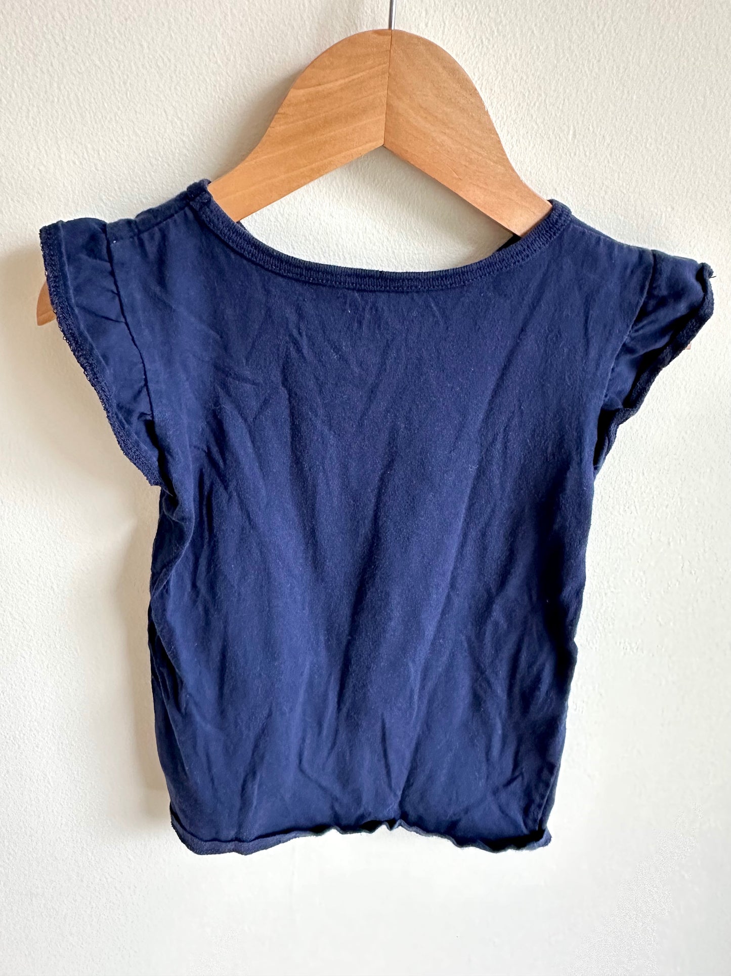 Navy Top with Knot / 4T