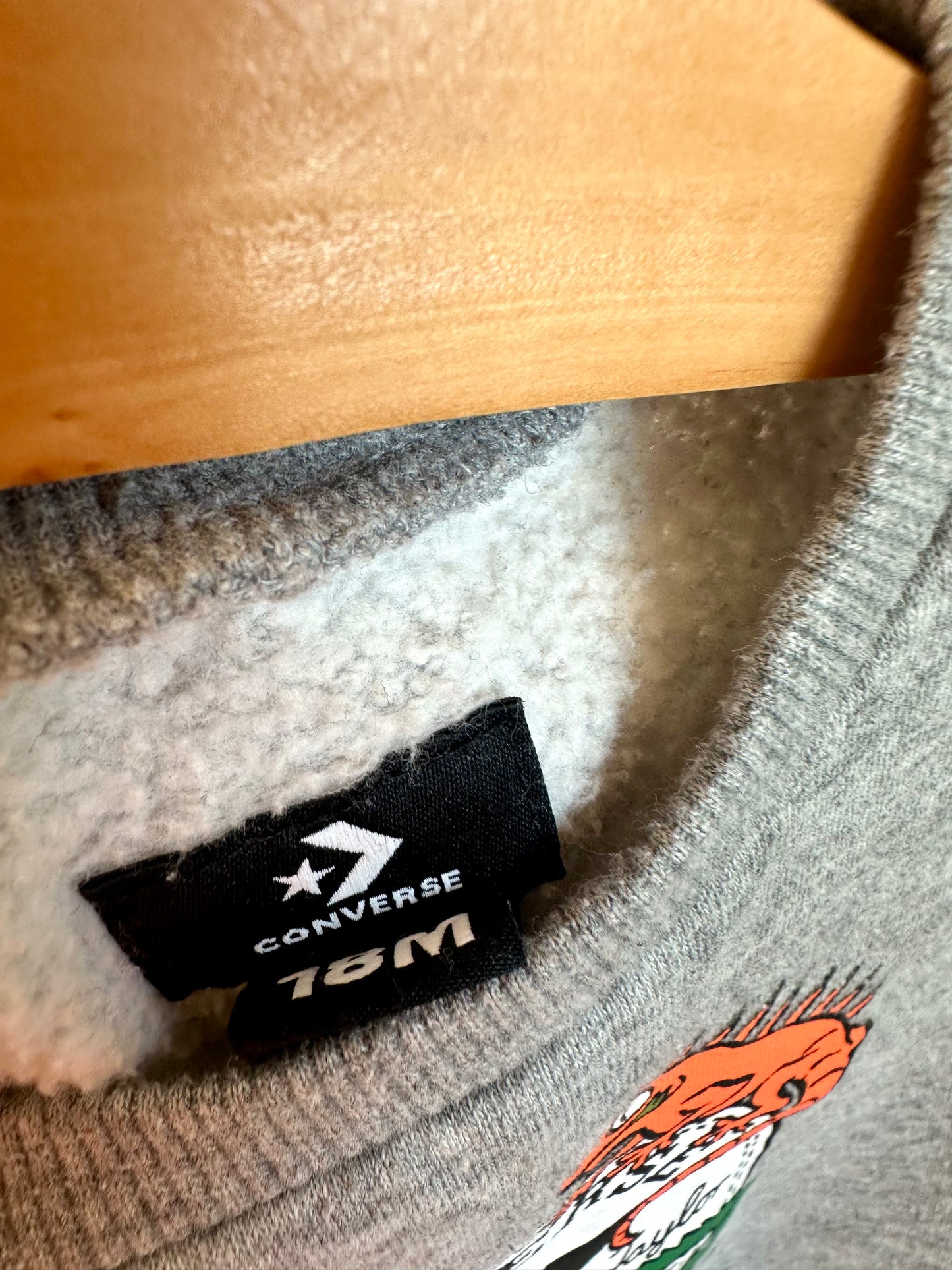 Converse Grey Crewneck / 18m