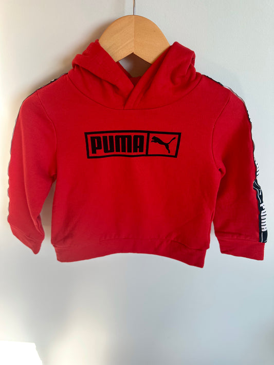 Puma Red Hoodie / 18m