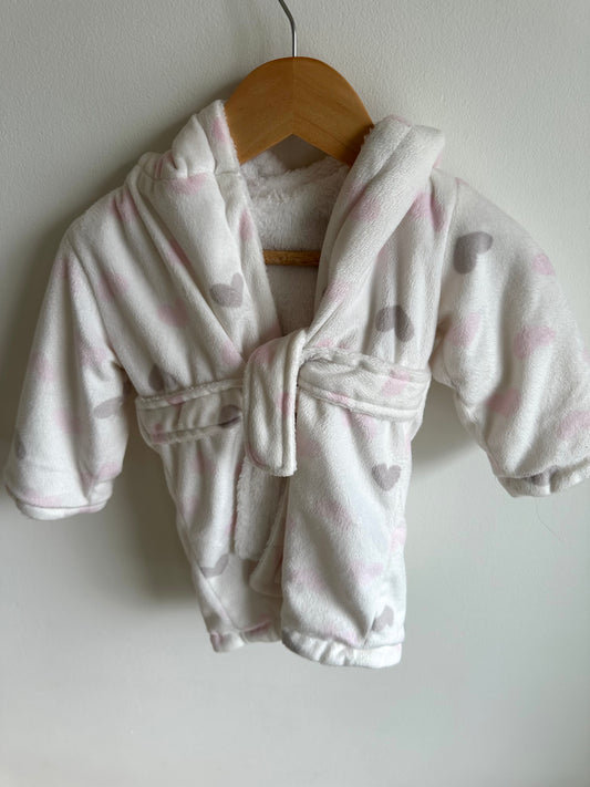 Soft Heart Hood Housecoat / 6m?