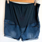 Maternity Chambray Shorts / L