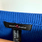 Blue Ribbed Knit Maternity Long Sleeve (PLAY)/ L