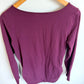 Maroon Long Sleeve Nursing Shirt / M