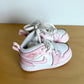 Pink Air Jordan Mid Sneakers / Size 5 Toddler