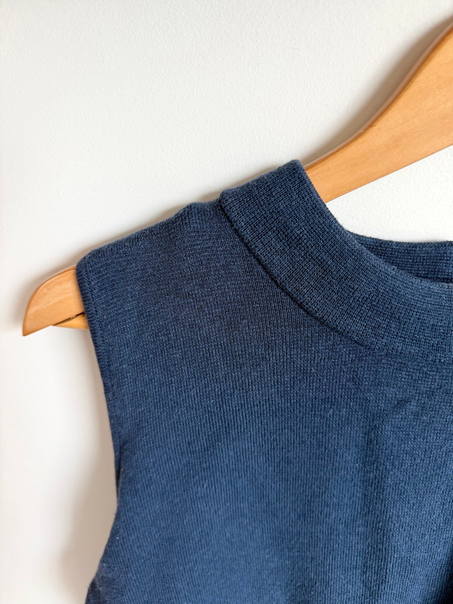 Blue Thick Knit Maternity/Nursing Dress / M
