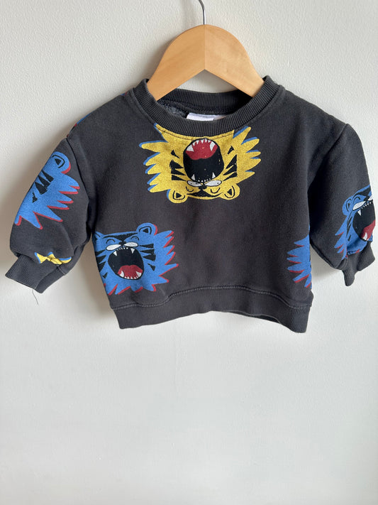 Zara Lion Roar Crewneck / 9-12m