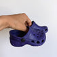 Purple Holey Soles / Size 6-7 Toddler