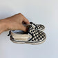 Vans Black Checkered No Lace Slip On Shoes (PLAY) / Size 6 toddler