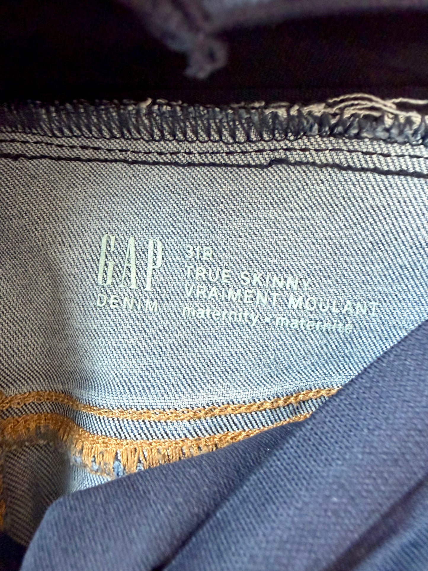 Gap True Skinny Maternity Jeans / L (31 R)