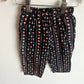 Black Floral Heart Pants / 18-24m?
