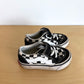 Black Checkered Velcro Shoes / Size 6 toddler