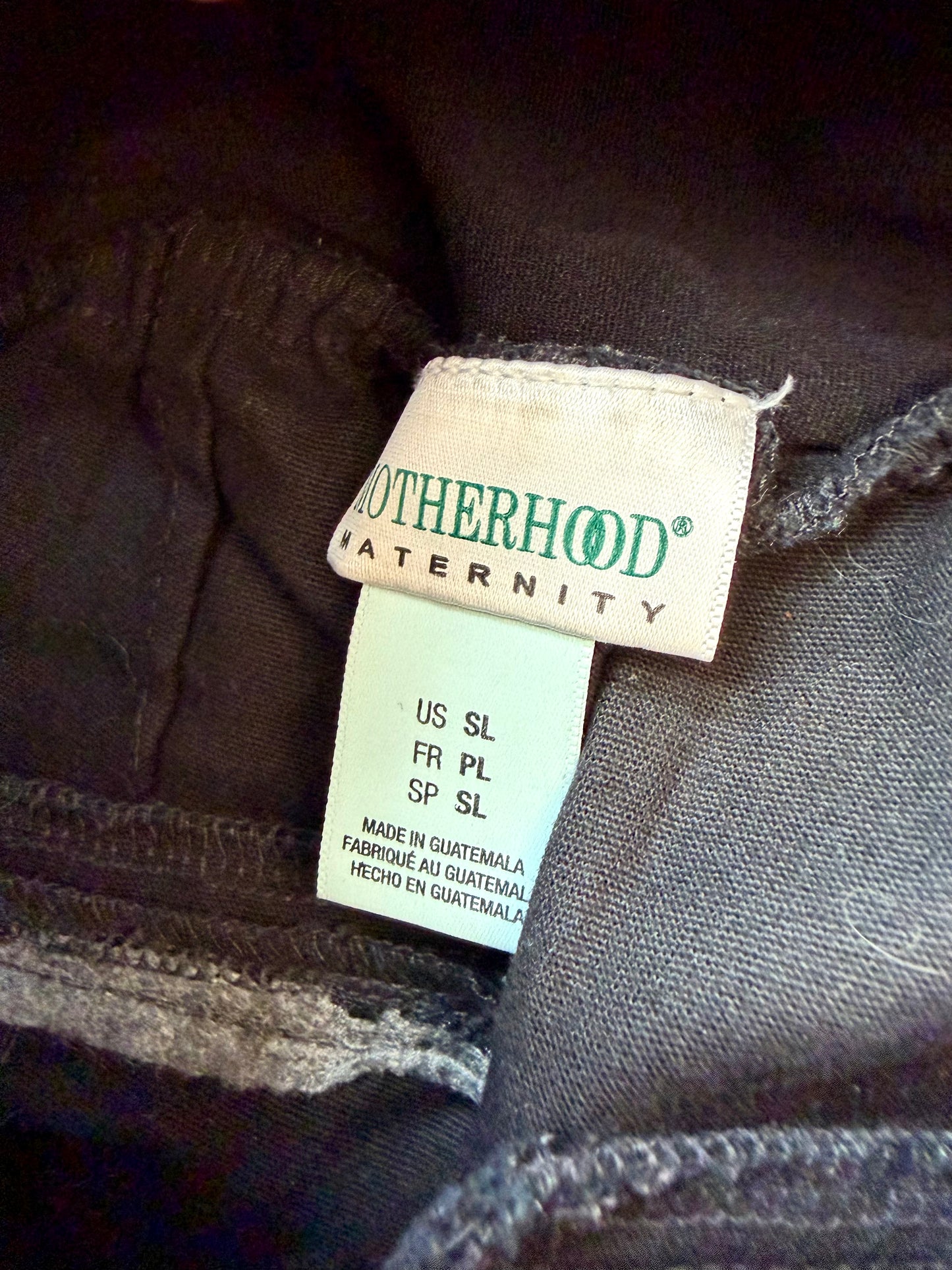 Black Maternity Pants / S-M