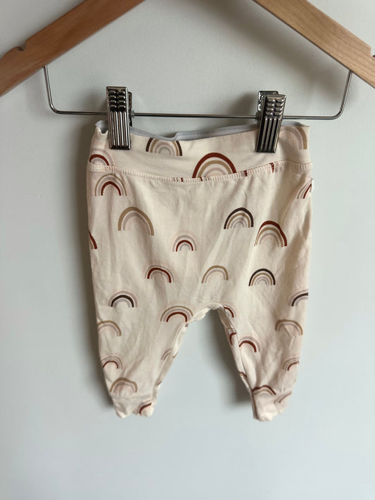Rainbow Organic Pants / 3-6m