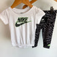 Nike 2 Piece T-shirt + Leggings Set (With Tags) / 12m