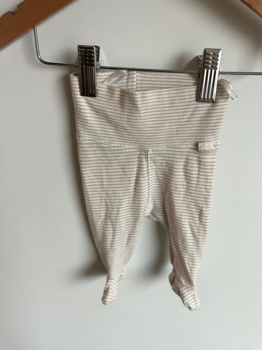Striped Footed Pants / 0-1m