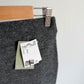 H&M Dark Grey Knit Maternity Skirt (With Tags) / M
