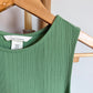 H&M Green Ribbed Viscose Maternity Dress (With Tags) / XS