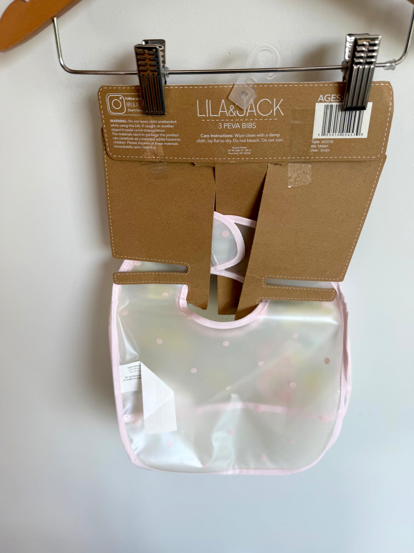 Set of 3 Waterproof Bibs