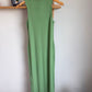 H&M Green Ribbed Viscose Maternity Dress (With Tags) / XS