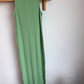 H&M Green Ribbed Viscose Maternity Dress (With Tags) / XS