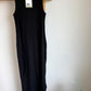 H&M Black Ribbed Viscose Maternity Dress (With Tags) / XS