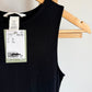 H&M Black Ribbed Viscose Maternity Dress (With Tags) / XS
