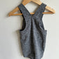 Grey Blue Shark Short Overalls / 18m