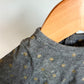 Newborn Grey + Gold Dress / 0m