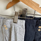 H&M Grey + Blue Pants (2) / 6-9m