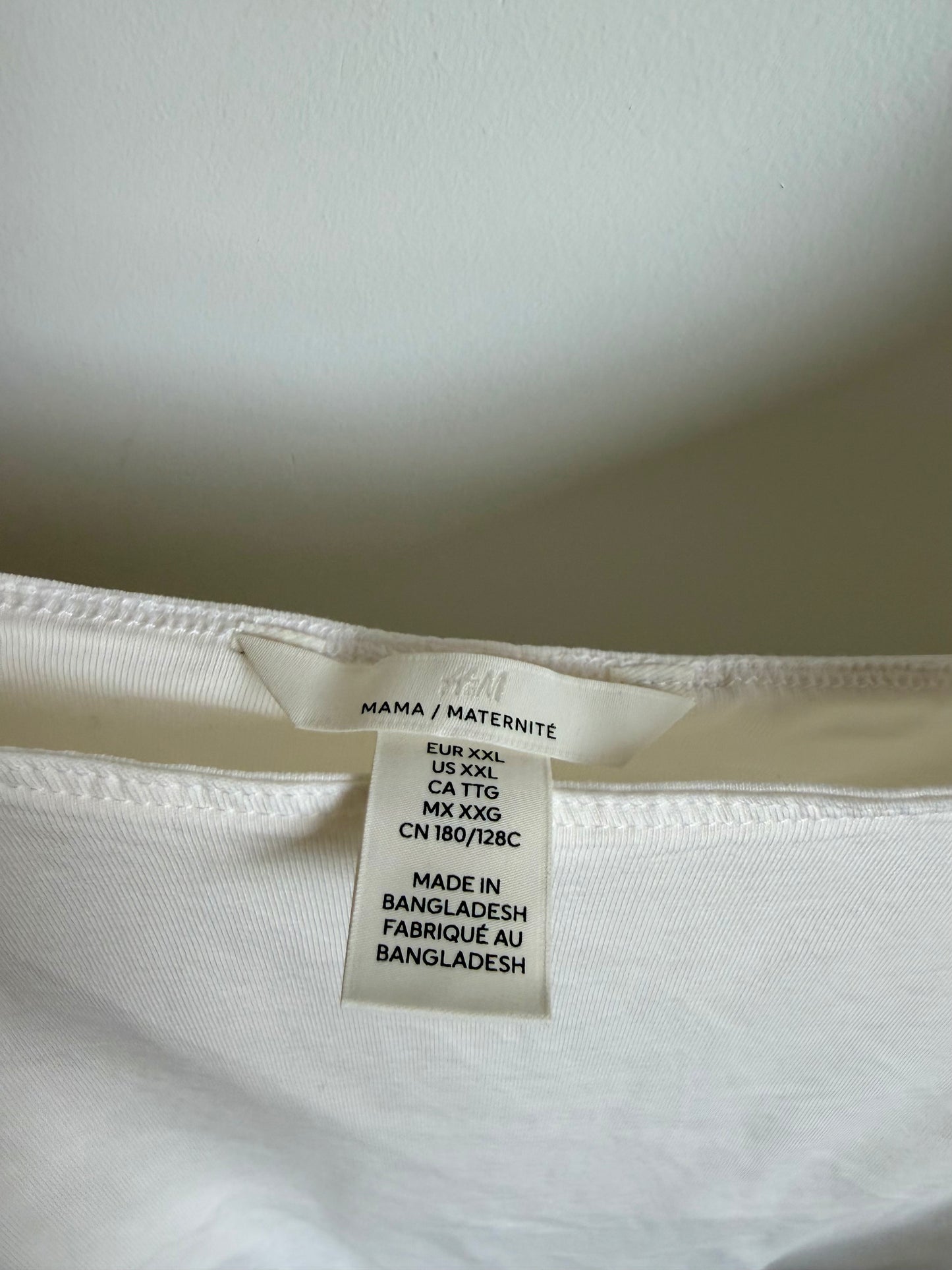 H&M White Nursing Tank / XXL