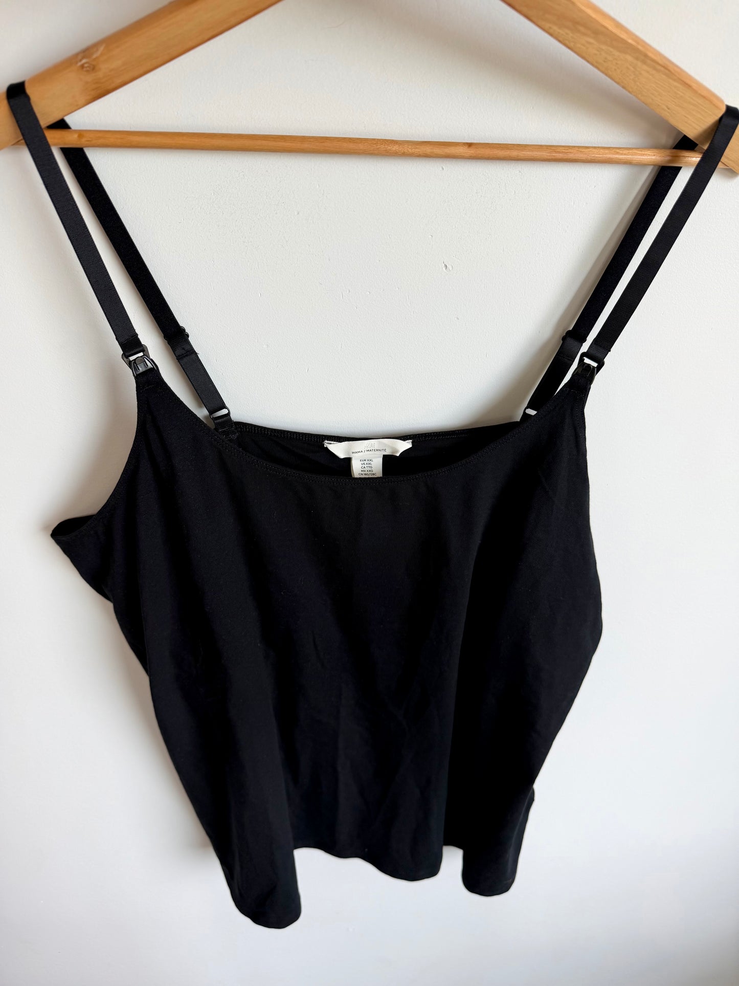 H&M Black Nursing Tank (With Tags) / XXL