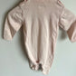 Pink Bunny Back Jumpsuit / 3-6m