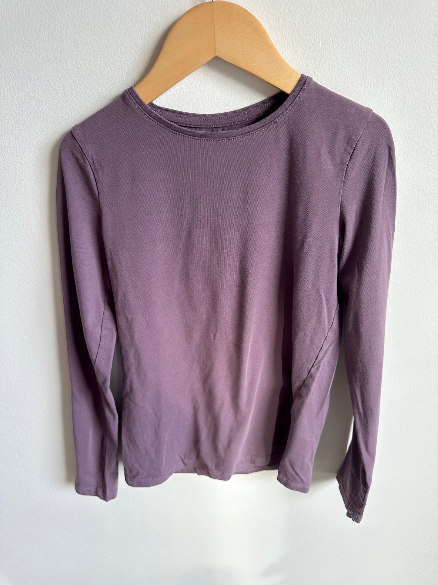 Purple Long Sleeve Top / 8-10 years
