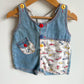 Vintage Deim Sun Hats Overalls / 12m