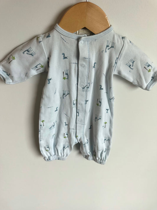 Blue Giraffe Sleeper / Preemie