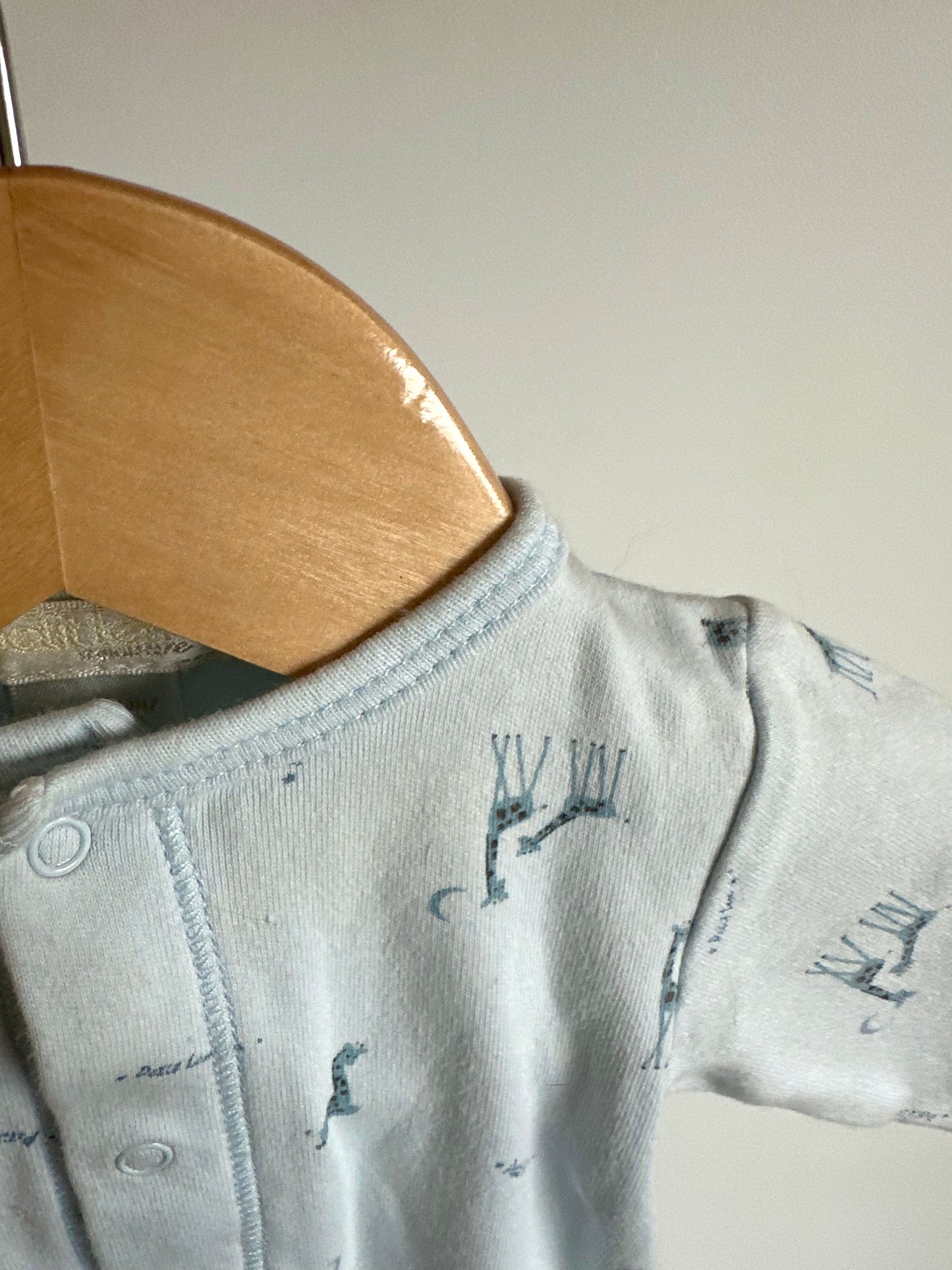 Blue Giraffe Sleeper / Preemie