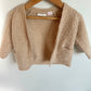 Tan Open Cardigan (PLAY) / 6-9m
