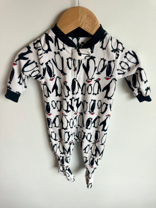 Penguin Fleece Sleeper / 6m