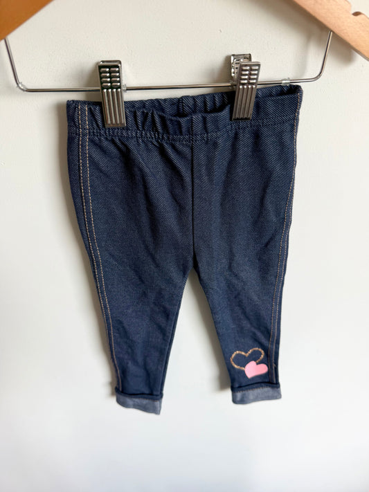 Heart Jeggings / 12m