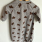 Bear Grey Sleeper Gown / 3-6m